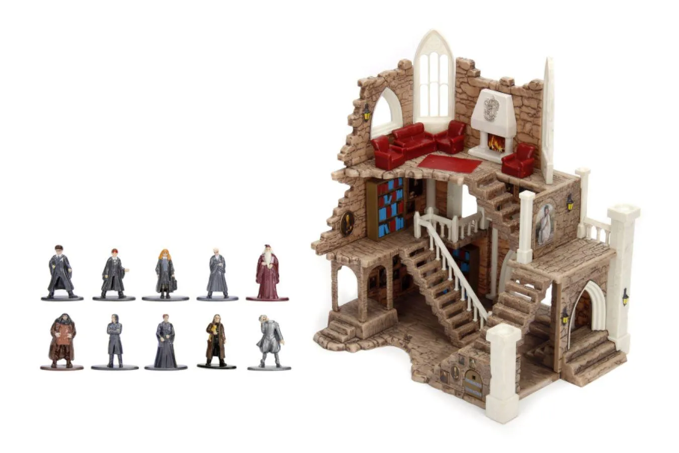 Harry Potter - Hogwarts Nanoscene with 10 MetalFig Playset - Image 3
