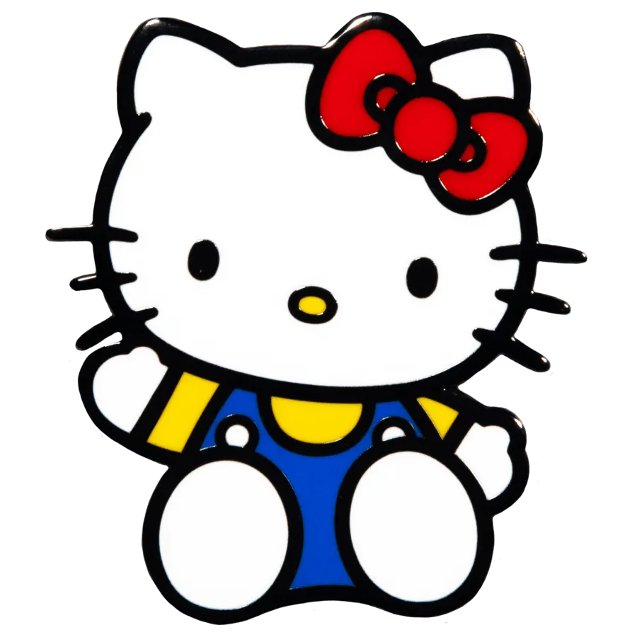 Hello Kitty - #5 Overall Pin - Image 2