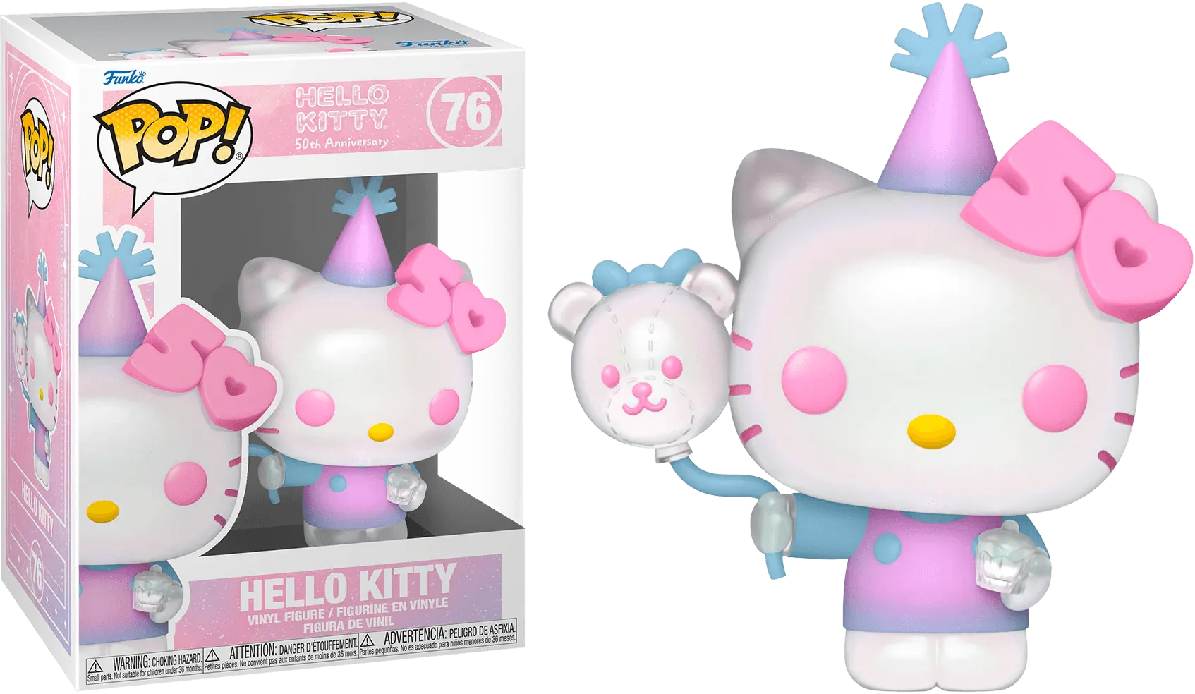 Hello Kitty 50th - Hello Kitty with Balloons Pop! Vinyl