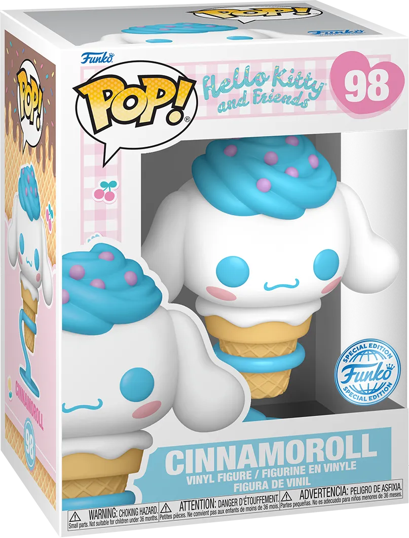 Hello Kitty - Cinnamoroll as Ice Cream Cone US Exclusive Pop! Vinyl [RS] - Image 3