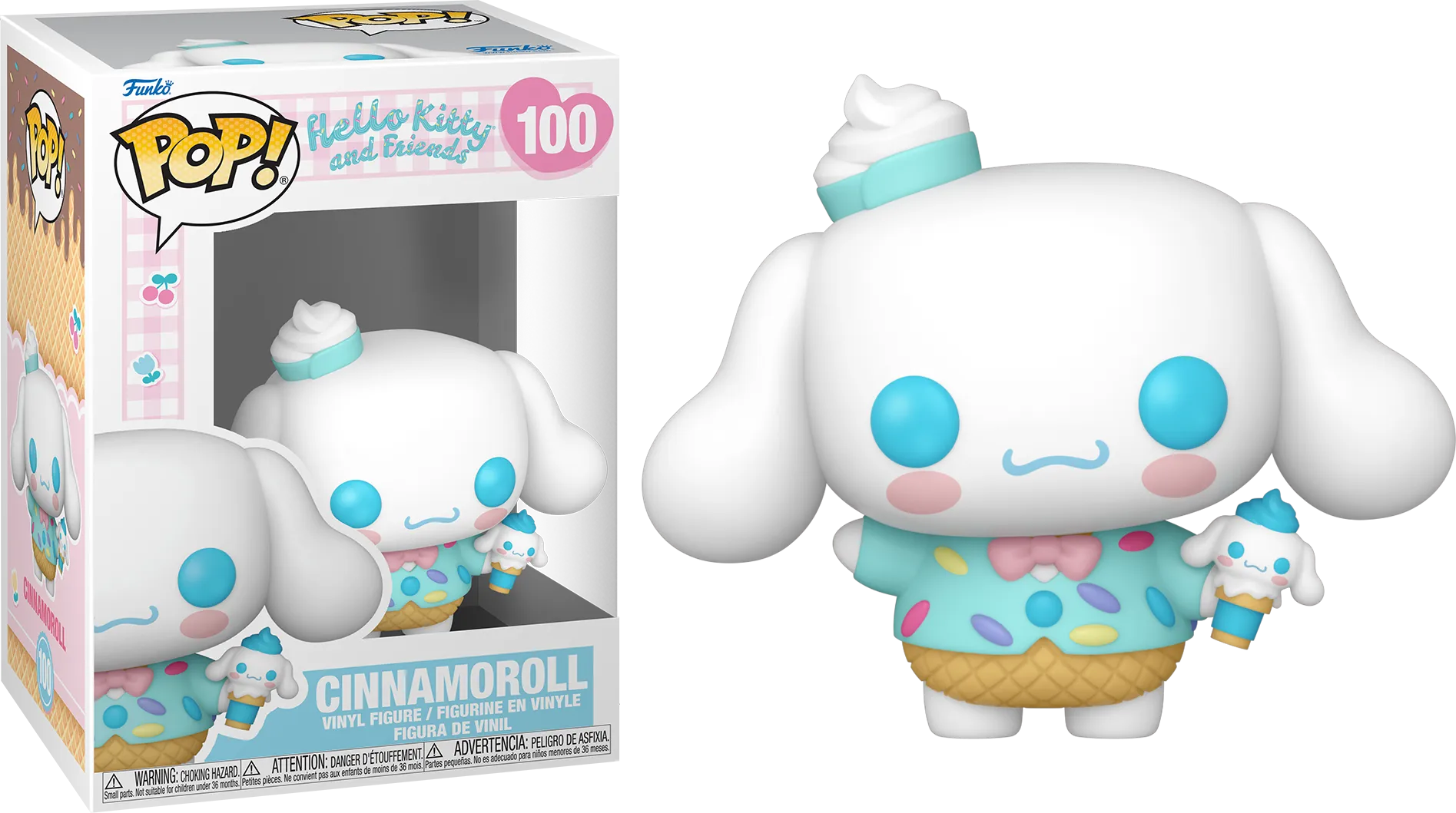 Hello Kitty - Cinnamoroll (Ice-cream Cone) Pop! Vinyl