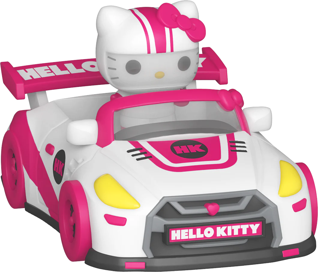 Hello Kitty & Friends - Hello Kitty in Racecar Bitty Pop! Ride Vinyl - Image 2