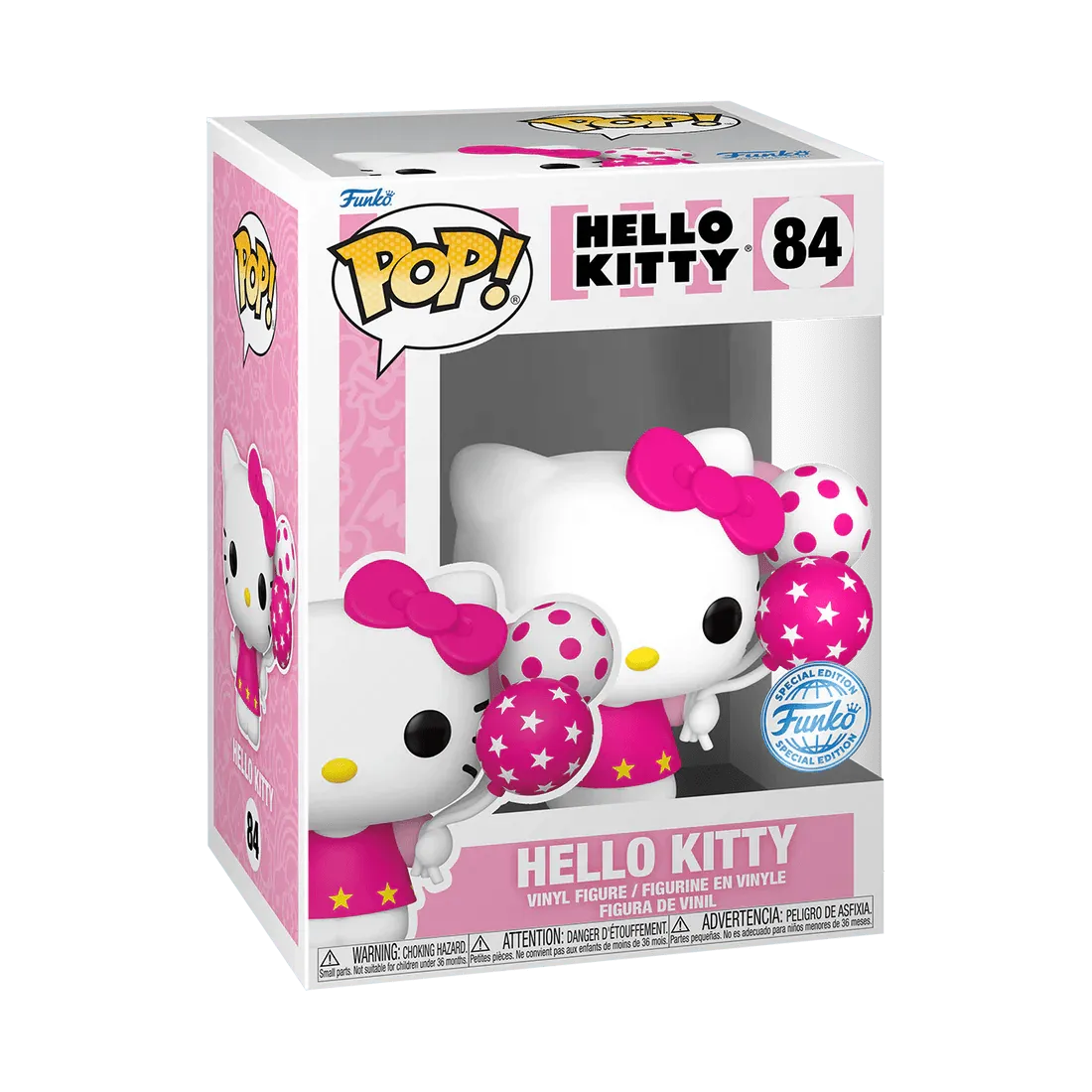 Hello Kitty - Hello Kitty with Balloons US Exclusive Pop! Vinyl [RS] - Image 3