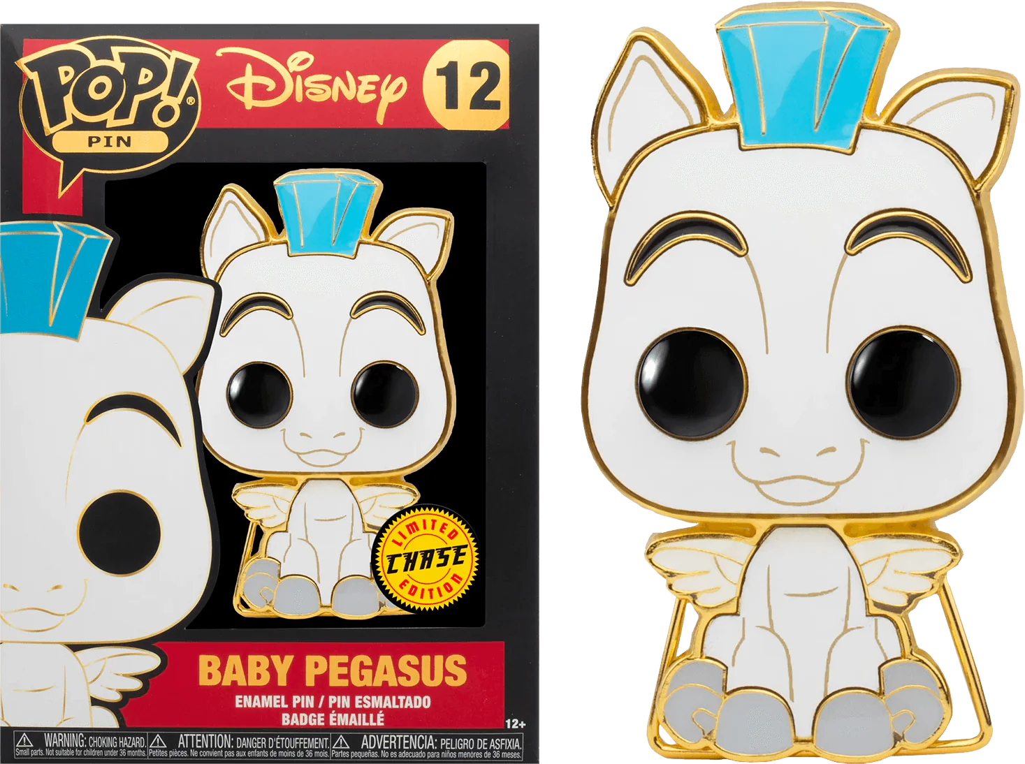 Hercules - Baby Pegasus (with chase) 4" Pop! Enamel Pin - Image 2