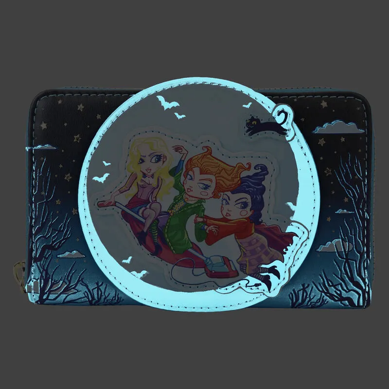 Hocus Pocus - Poster Glow Zip Around Wallet - Image 2