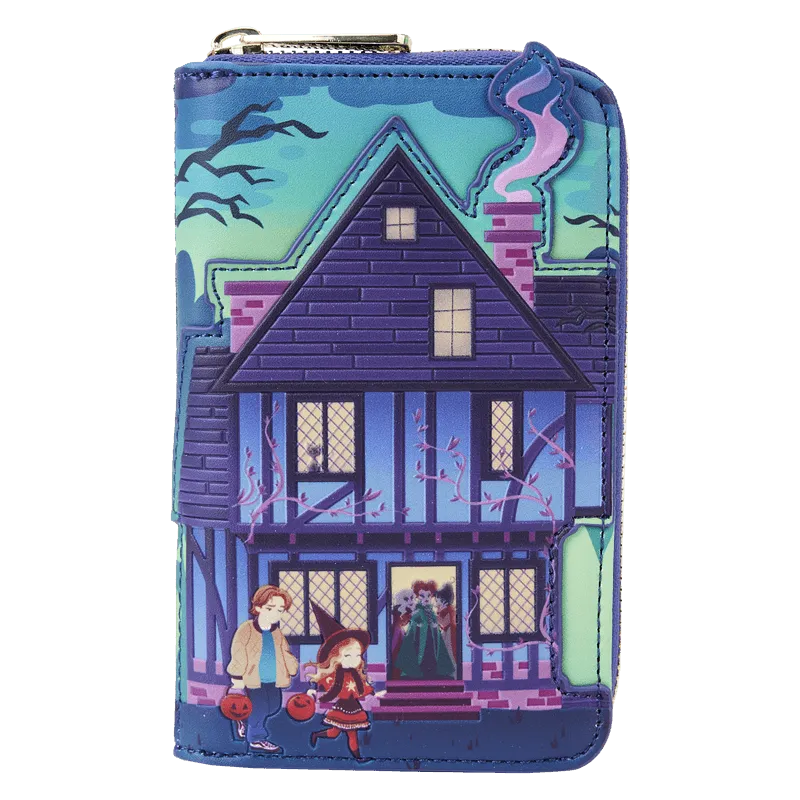 Hocus Pocus - Sanderson Sisters' House Glow Zip Around Wallet
