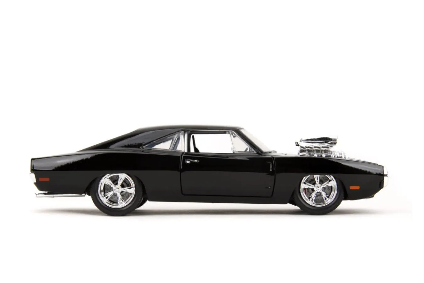 Hollywood Rides - 1970 Dodge Charger w/Dom Toretto 1:24 Diecast Set - Image 6
