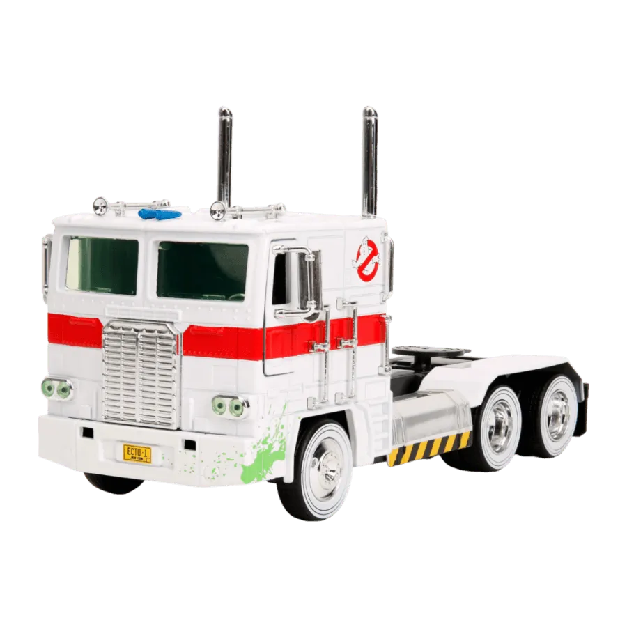 Hollywood Rides - Optimus Prime X Ghostbusters Ecto-1 Mash-up 1:24 Scale Diecast Vehicle - Image 2