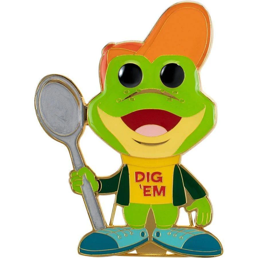 Honey Smacks - Dig 'Em Frog 4" Pop! Enamel Pin - Image 2