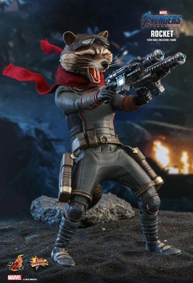 Avengers 4: Endgame - Rocket Raccoon 1:6 Scale Action Figure - Image 5