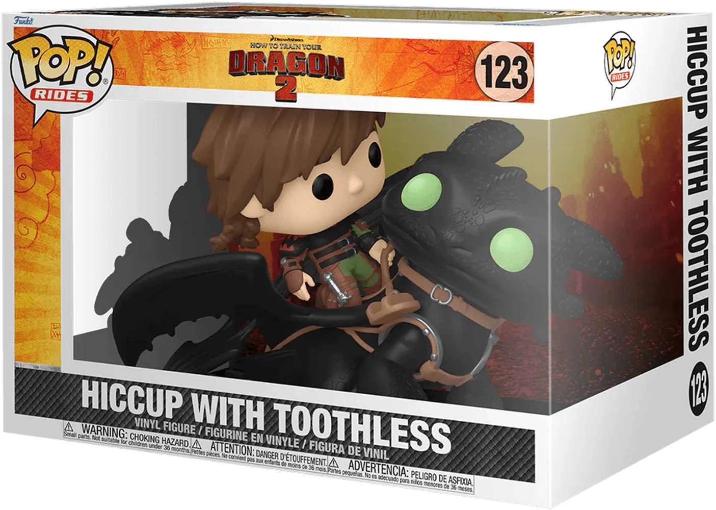 How to Train Your Dragon 2 - Hiccup with Toothless Pop! Ride Vinyl - Image 3