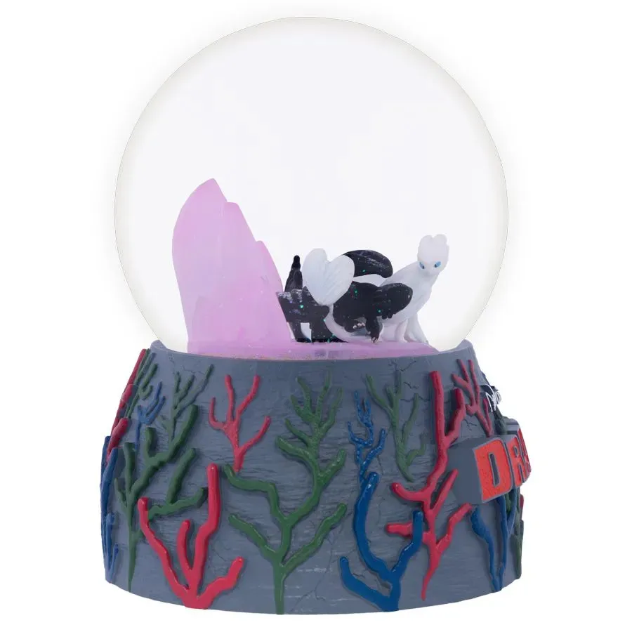 How to Train your Dragon - Toothless & Light Fury Light-up Snowglobe - Image 4