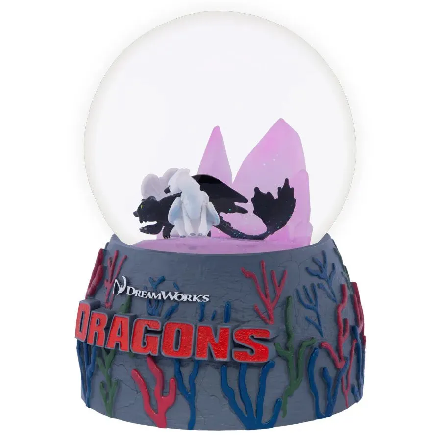 How to Train your Dragon - Toothless & Light Fury Light-up Snowglobe - Image 5