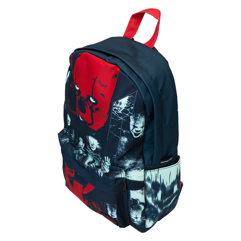 I Heart Horror - IT (Pennywise) Nylon Full-Size Backpack - Image 6