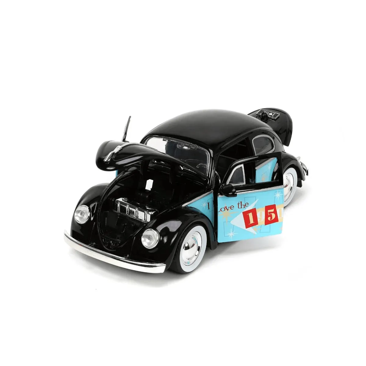 I Love The - 50's 1959 Volkswagon Beetle 1:24 Scale - Image 6