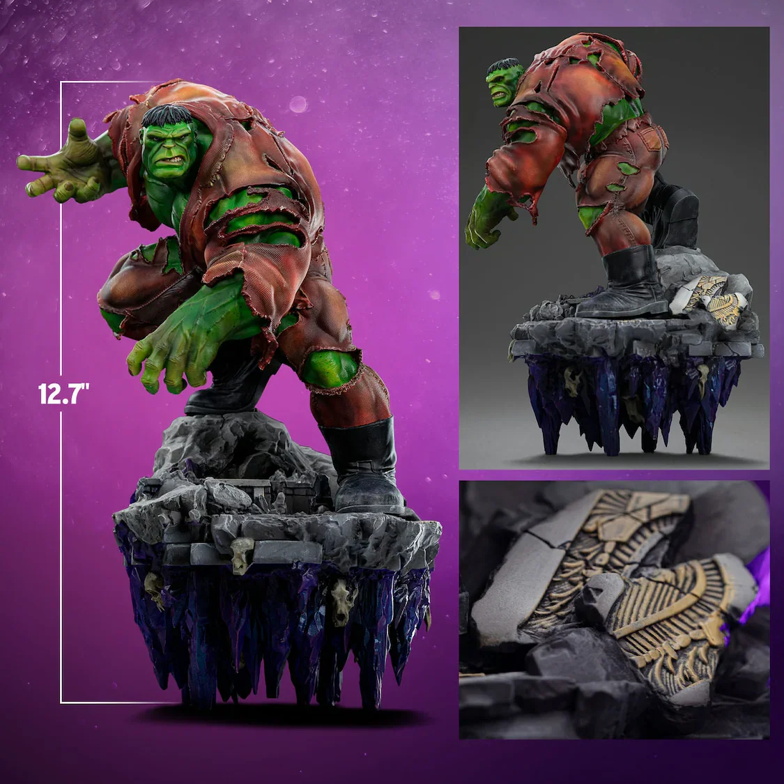 Infinity Gauntlet - Hulk Deluxe 1:10 Scale Statue - Image 13
