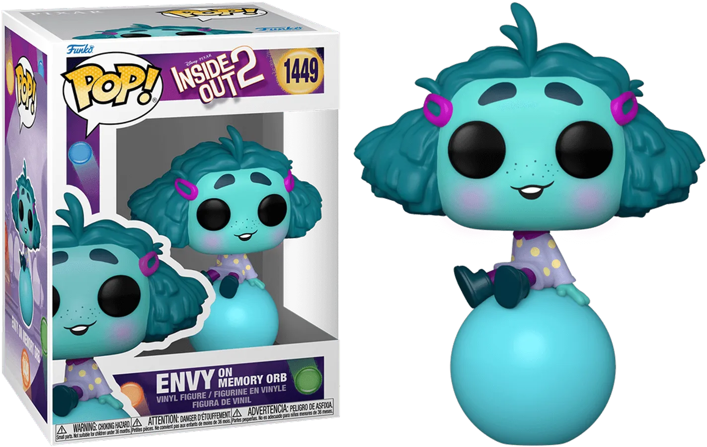 Inside Out 2 - Envy on Memory Orb Pop! Vinyl