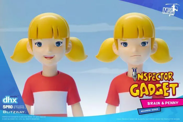 Inspector Gadget - Brain & Penny 1:12 Scale Action Figure - Image 5