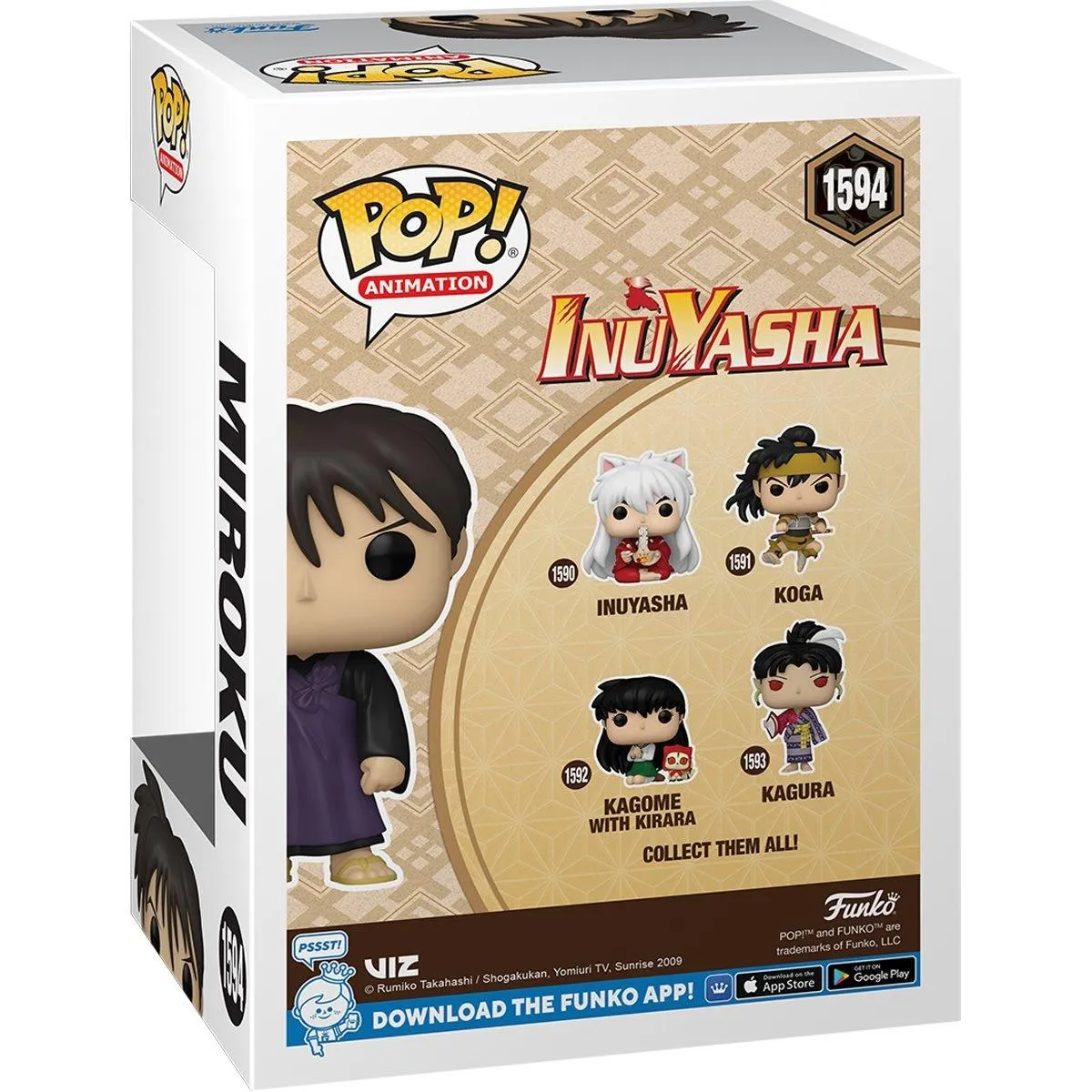 InuYasha - Miroku US Exclusive Pop! Vinyl [RS] - Image 3