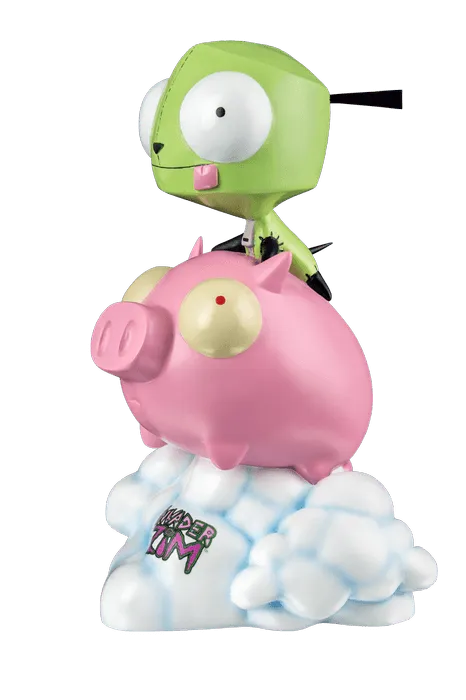 Invader Zim - GIR on Pig Statue - Image 2