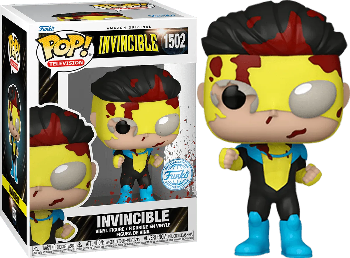 Invincible (TV) - Invincible (Battle DMG) US Exclusive Pop! Vinyl [RS]