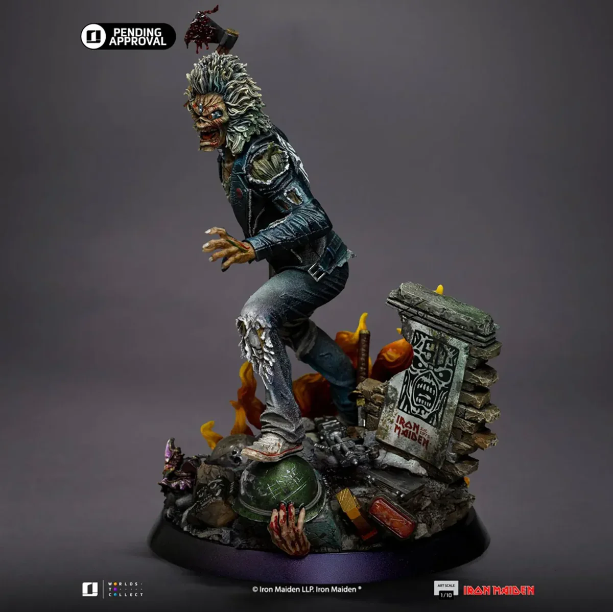 Iron Maiden - Eddie 50th Anniversary 1:10 Scale Statue - Image 5