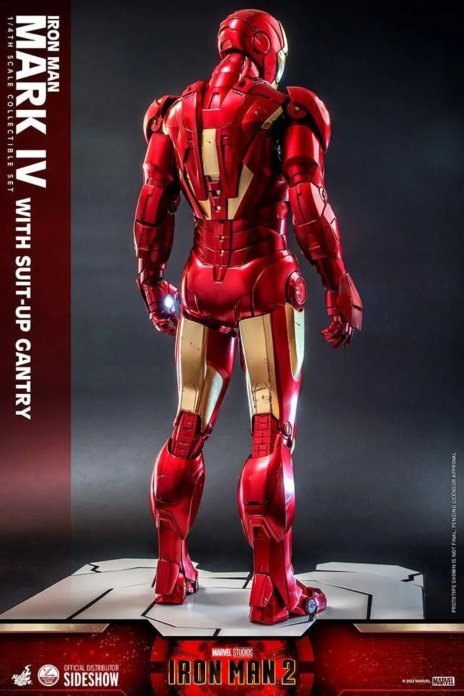 Iron Man 2 - Mark IV Deluxe with Gantry 1:4 Scale Collectable Action Figure - Image 19