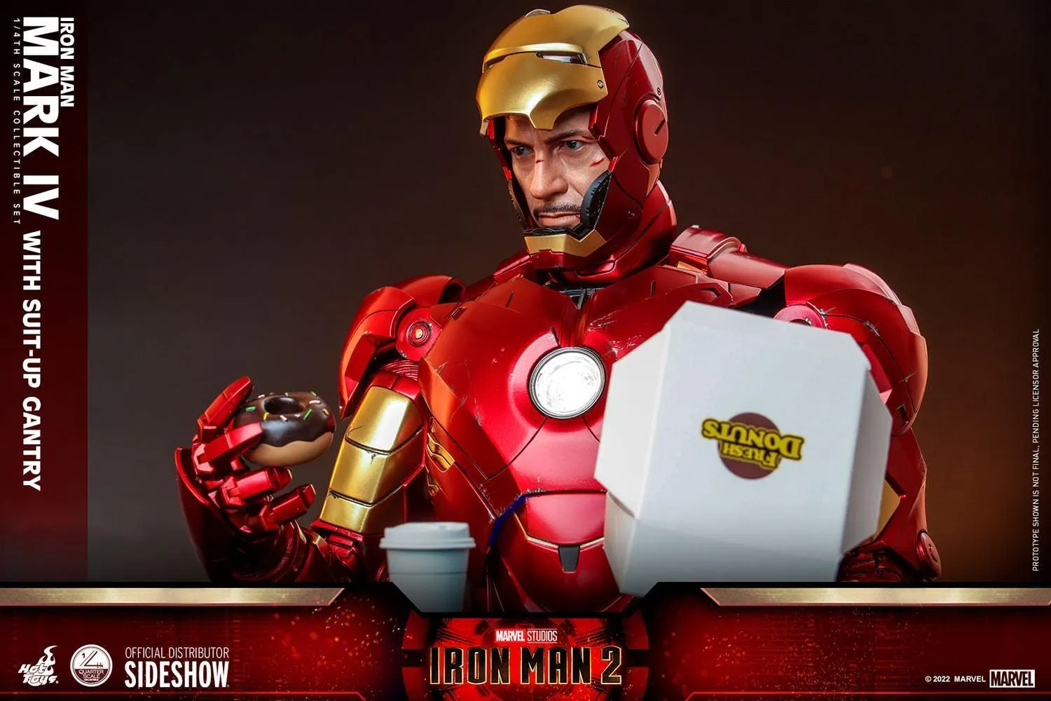 Iron Man 2 - Mark IV Deluxe with Gantry 1:4 Scale Collectable Action Figure - Image 21