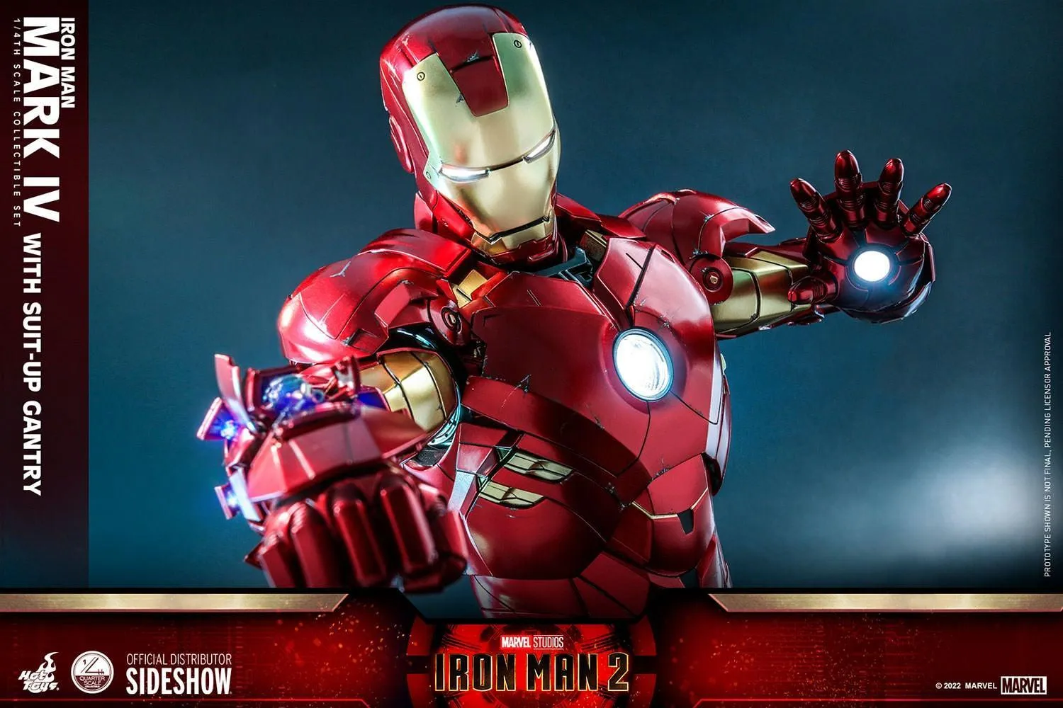 Iron Man 2 - Mark IV Deluxe with Gantry 1:4 Scale Collectable Action Figure - Image 23