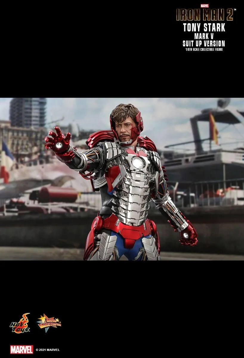 Iron Man 2 - Tony Stark Mark V Suit Up 1:6 Scale Collectable Action Figure - Image 14
