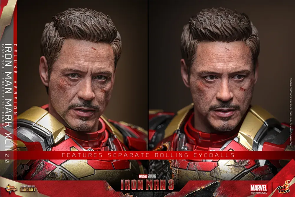 Iron Man 3 - Iron Man Mk 42 (2.0) Deluxe 1:6 Scale Collectable Action Figure - Image 19
