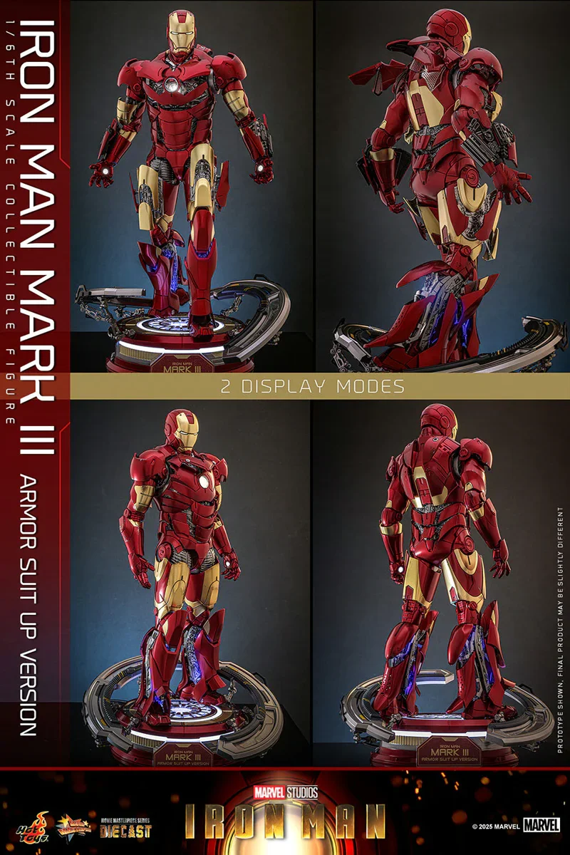 Iron Man - Mk3 Armor (Suit Up Version) Diecast 1:6 Scale Collectable Action Figure - Image 15