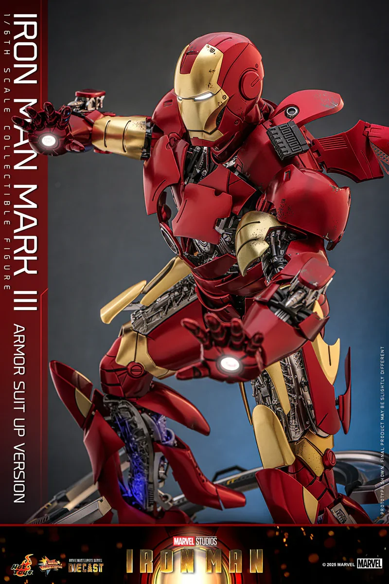Iron Man - Mk3 Armor (Suit Up Version) Diecast 1:6 Scale Collectable Action Figure - Image 6