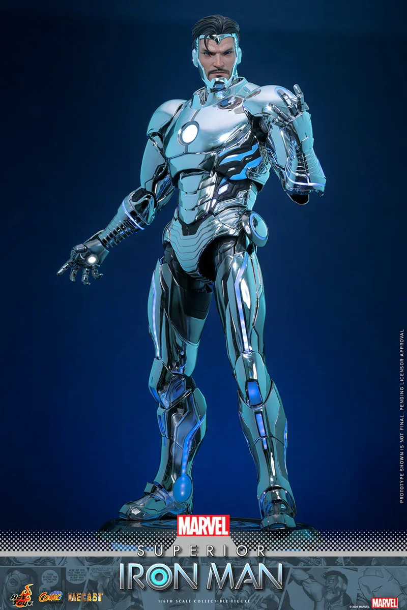 Iron Man - Superior Iron Man Diecast 1:6 Scale Collectable Action Figure - Image 10