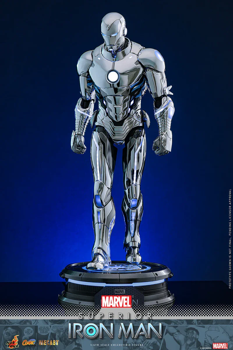 Iron Man - Superior Iron Man Diecast 1:6 Scale Collectable Action Figure - Image 12