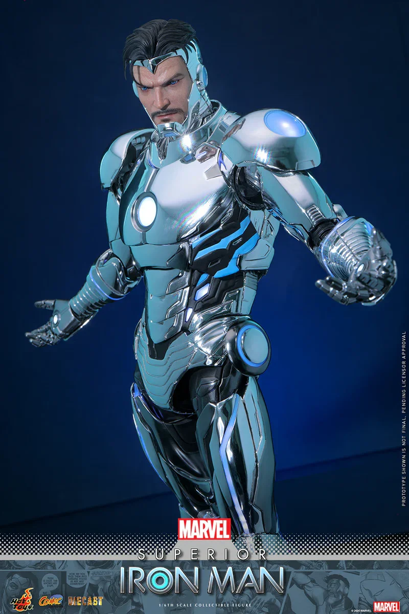 Iron Man - Superior Iron Man Diecast 1:6 Scale Collectable Action Figure - Image 14