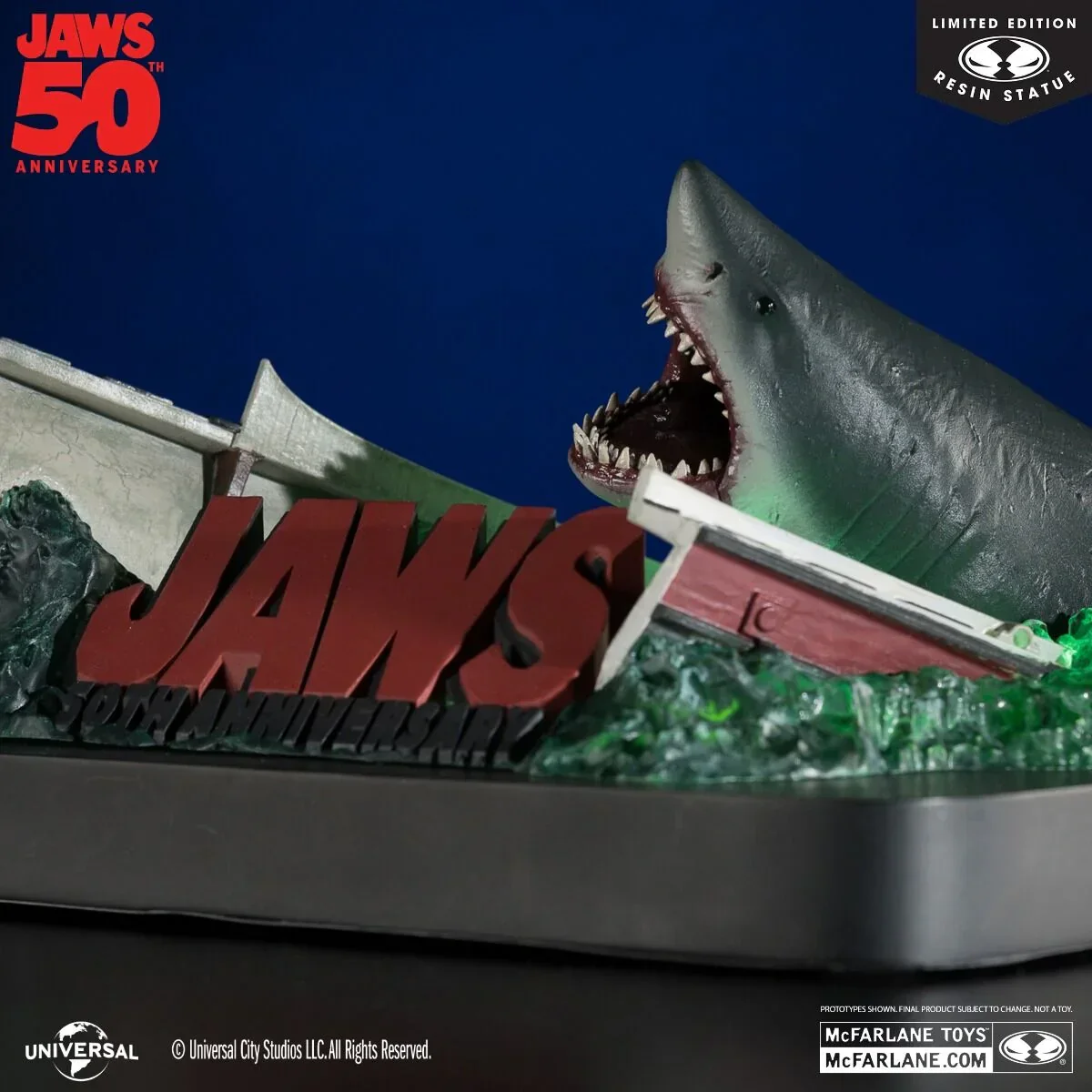 Jaws - Jaws Attacking Boat 50th Anniversary 1:48 Scale Resin Statue - Image 6