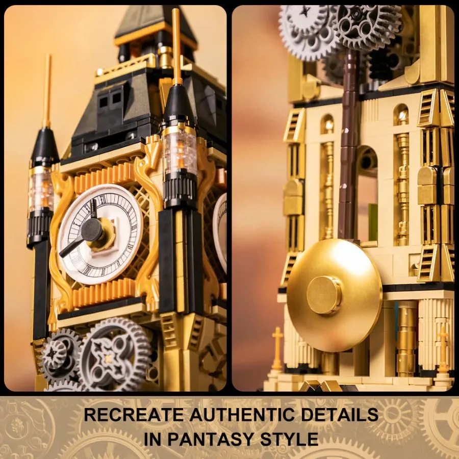 Joyride Series - Steampunk Bell Tower (2424 Piece Kit) - Image 4