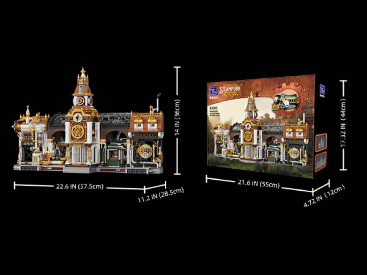 Joyride Series - Steampunk Train Station (2788 Piece Kit) - Image 6