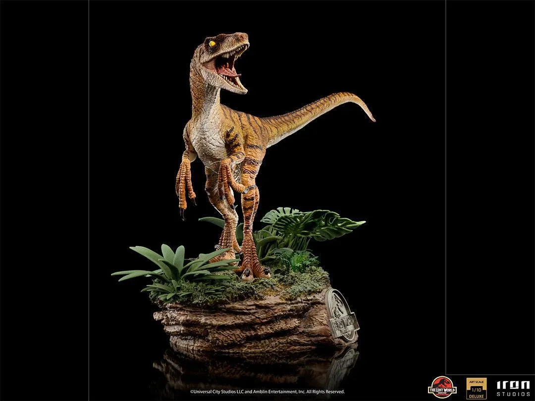 Jurassic Park 2: Lost World - Velociraptor Deluxe 1:10 Scale Statue - Image 5