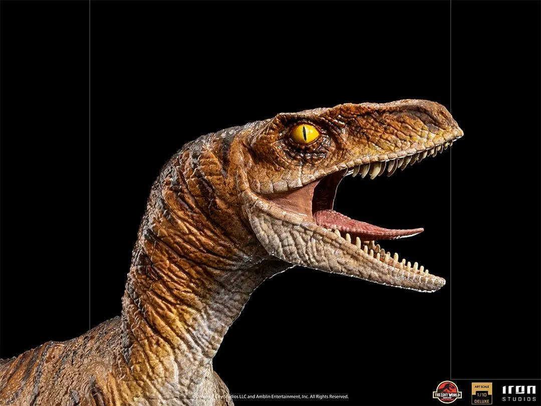 Jurassic Park 2: Lost World - Velociraptor Deluxe 1:10 Scale Statue - Image 9