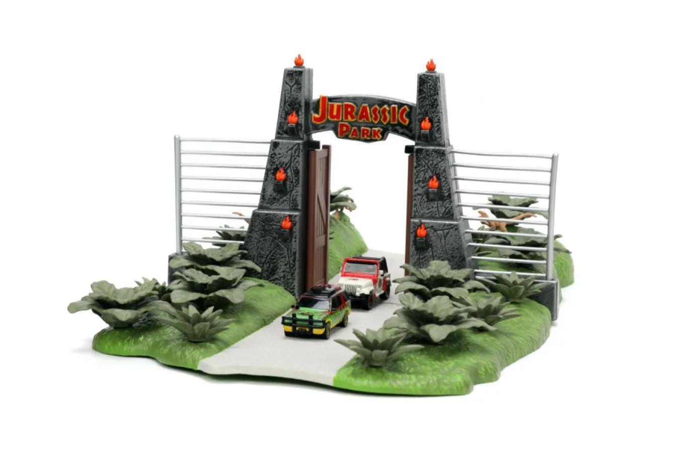Jurassic Park - Nano Scene Diorama with 2 vehicles - Image 3