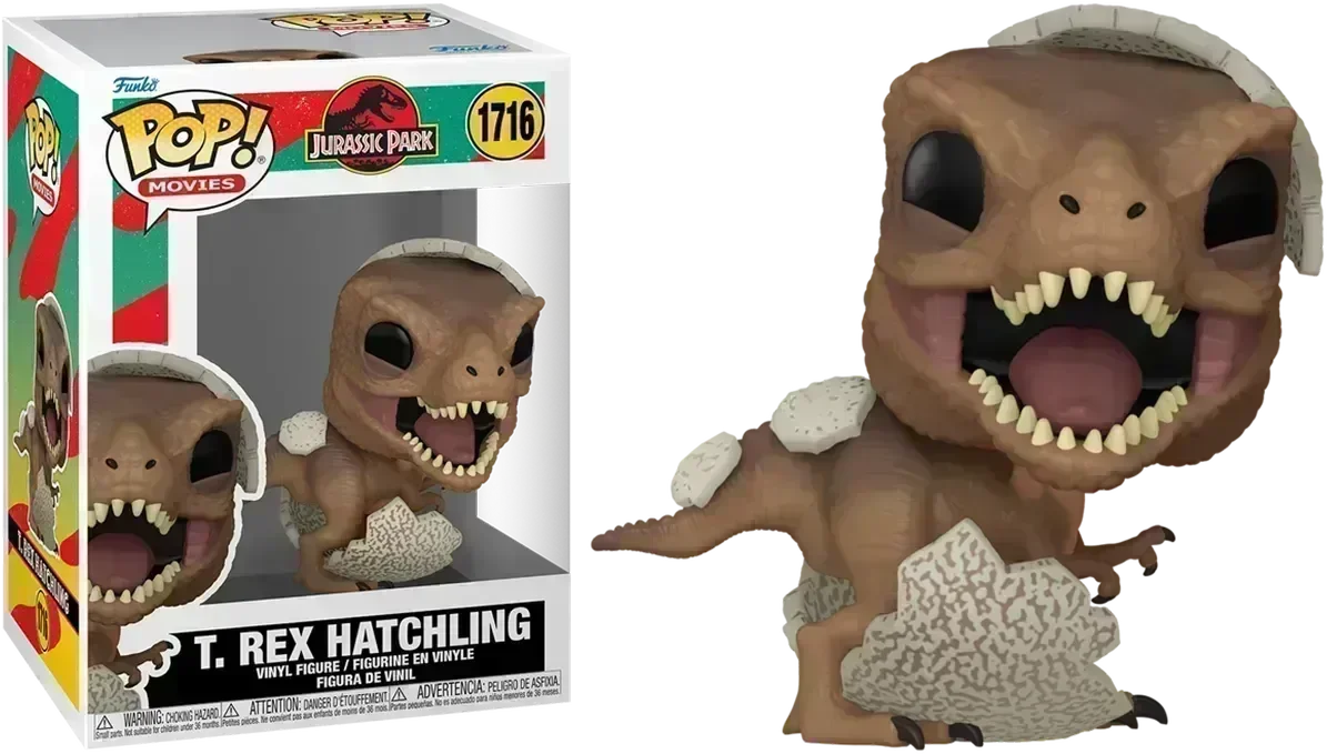 Jurassic Park - Tyrannosaurus Rex Hatchling Pop! Vinyl