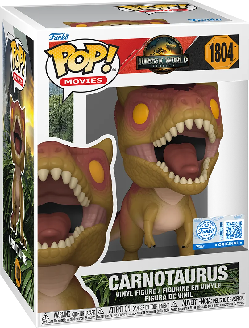 Jurassic World (2025) - Carnotaurus US Exclusive Pop! Vinyl [RS] - Image 3