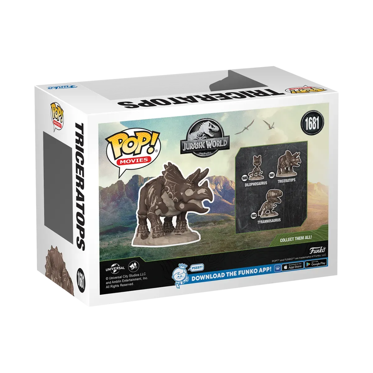 Jurassic World - Triceratops Fossil Pop! Vinyl - Image 4