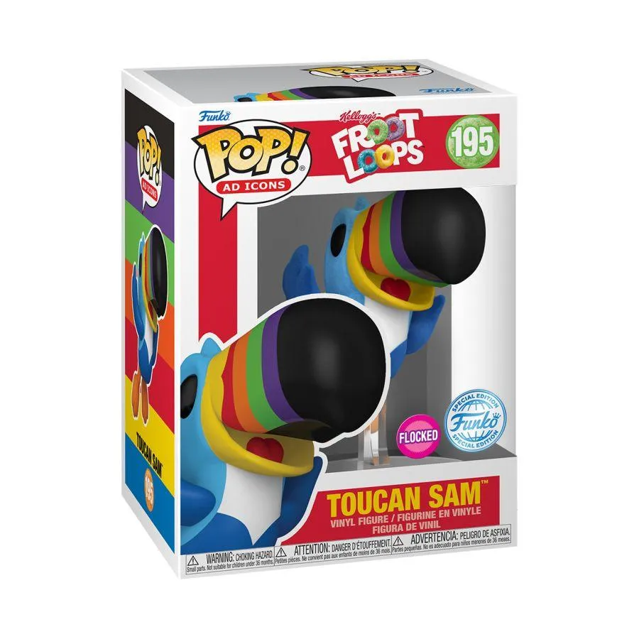 Kelloggs - Toucan Sam (Flying) US Exclusive Flocked Pop! Vinyl [RS] - Image 3