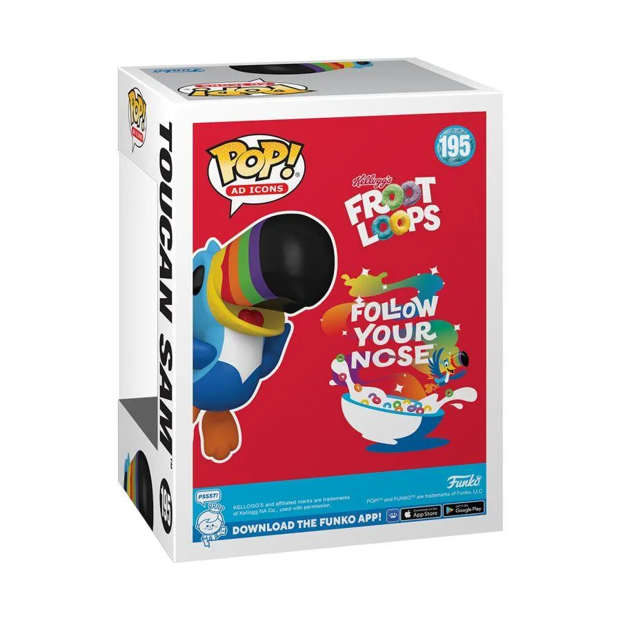 Kelloggs - Toucan Sam (Flying) US Exclusive Flocked Pop! Vinyl [RS] - Image 4