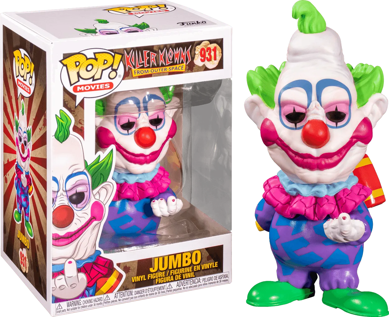 Killer Klowns from Outer Space - Jumbo Pop! Vinyl