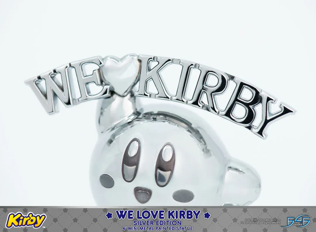 Kirby - We Love Kirby Diecast Statue [Silver Version] - Image 4