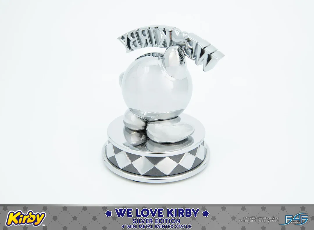 Kirby - We Love Kirby Diecast Statue [Silver Version] - Image 5